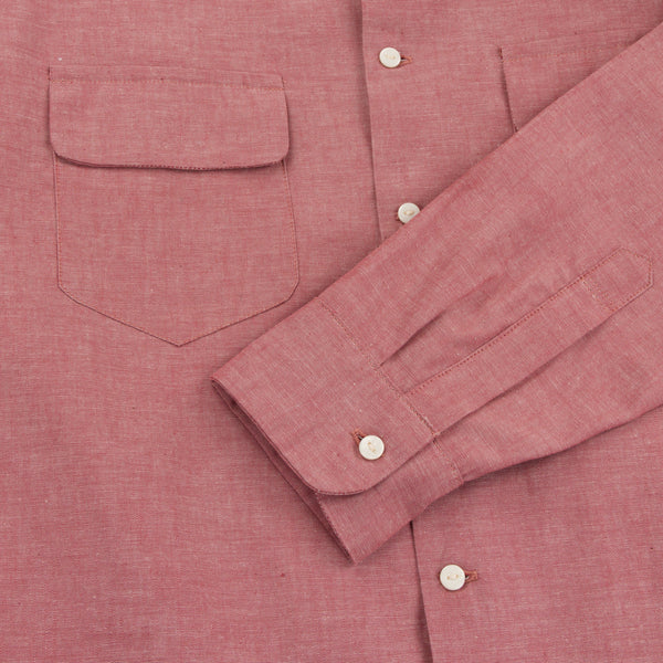 Sports Shirt : Red Chambray Selvedge - DAWSON DENIM (MFG) LTD