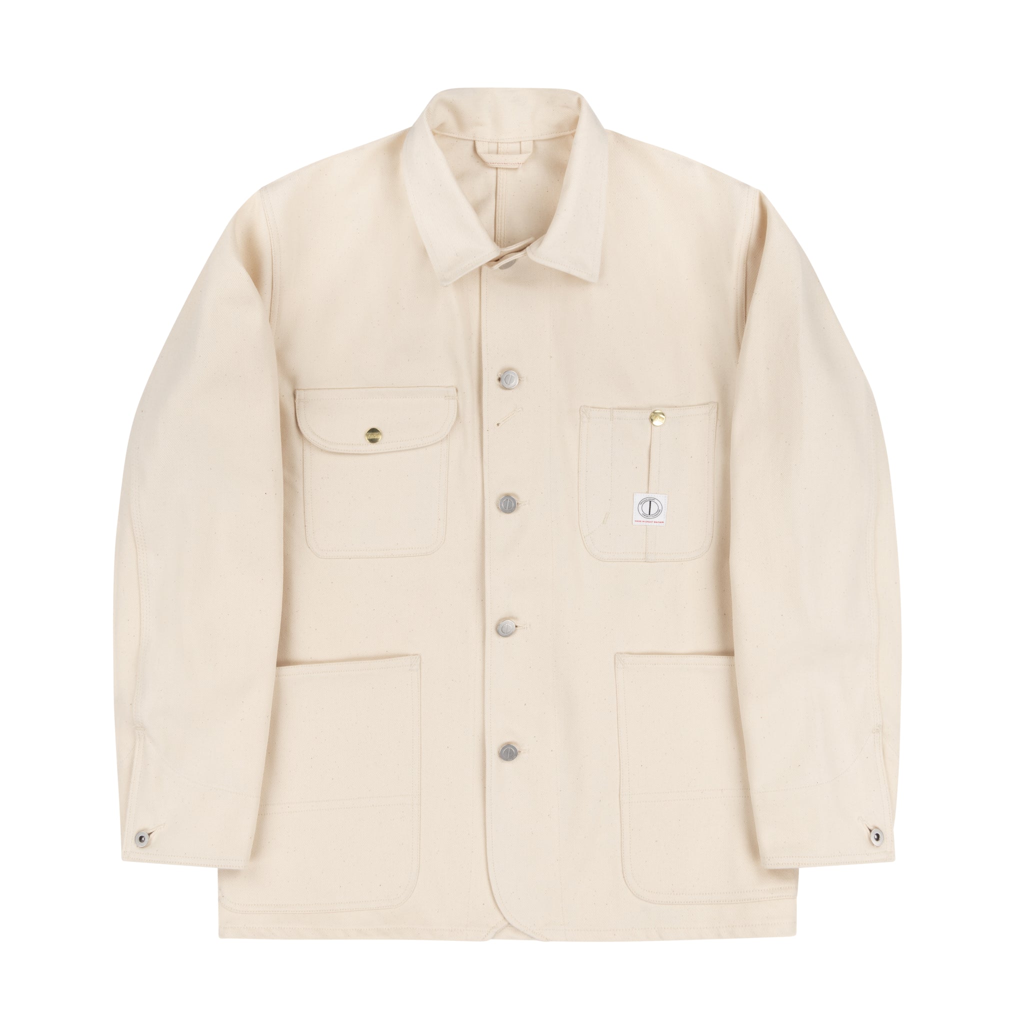 LOT 26 COVERALL JACKET ECRU RED LINE SELVEDGE