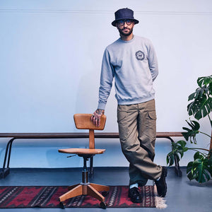 DAWSON DENIM X TSPTR CHARLIE BROWN SWEAT GREY/BLACK