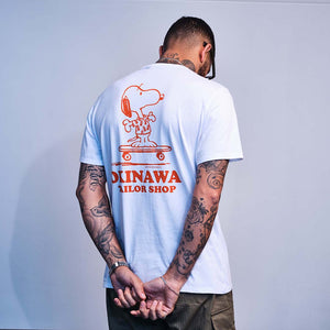 DAWSON DENIM X TSPTR SNOOPY TEE WHITE/RED