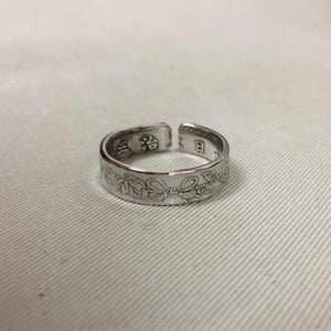 Old Japan Coin Silver Ring