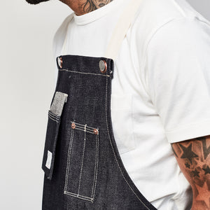 MERCANTILE HINGED POCKET APRON : DD04 RED LINE SELVEDGE