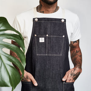 MERCANTILE APRON : DD04 RED LINE SELVEDGE