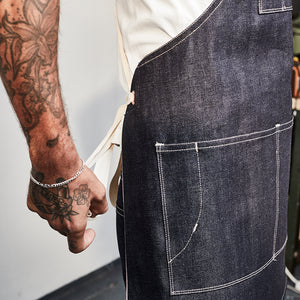 THE MECHANIC APRON : DD04 RED SELVEDGE