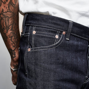 SLIM FIT JEANS : DD001 14OZ RED SELVEDGE SANFORIZED