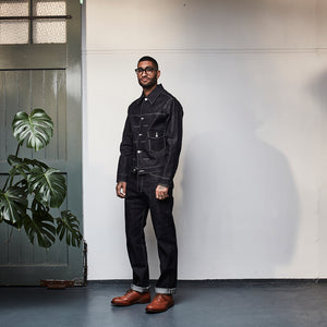 LIMITED EDITION TYPE II JACKET : DD018 18OZ RED LINE SELVEDGE DENIM
