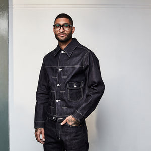 LIMITED EDITION TYPE II JACKET : DD018 18OZ RED LINE SELVEDGE DENIM
