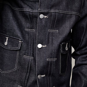 LIMITED EDITION TYPE II JACKET : DD018 18OZ RED LINE SELVEDGE DENIM