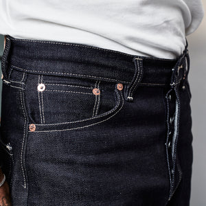 NEW STANDARD FIT JEANS : DD023 14.5OZ LOW TENSION SELVEDGE