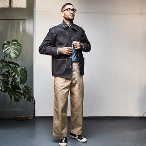 SACK JACKET : DD06 INDIGO DYED WABASH 110Z