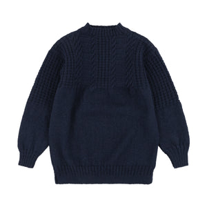 THE GANSY : HAND KNITTED BRITISH WORSTED WOOL 