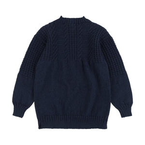 THE GANSY : HAND KNITTED BRITISH WORSTED WOOL 