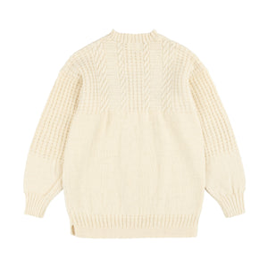 THE GANSY : HAND KNITTED BRITISH WORSTED WOOL 