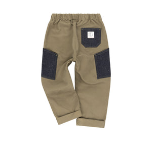 Dawson Denim Junior Deck Pants Olive HBT