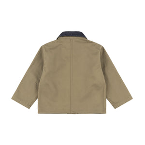 Dawson Denim Junior Deck Jacket Olive HBT