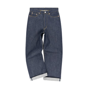 DAWSON WIDE LEG JEANS : DD026 ORGANIC PLANT DYED SELVEDGE