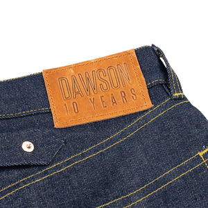DAWSON WIDE LEG JEANS : DD026 ORGANIC PLANT DYED SELVEDGE