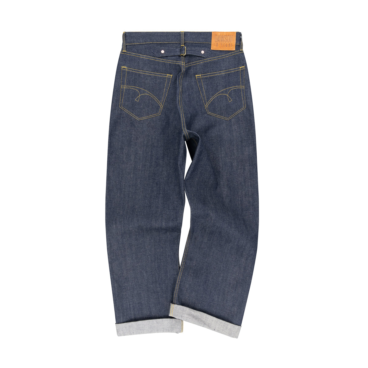 DAWSON WIDE LEG JEANS : DD026 ORGANIC PLANT DYED SELVEDGE
