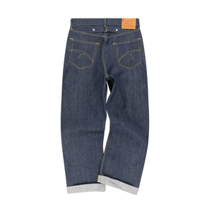 DAWSON WIDE LEG JEANS : DD026 ORGANIC PLANT DYED SELVEDGE