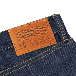 WOMENS DAWSON TAPER JEANS : DD26 114OZ PLANT DYED WHITE SELVEDGE