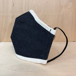 NON SURGICAL SELVEDGE DENIM FACE MASK WITH CARBON FILTERS