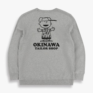DAWSON DENIM X TSPTR CHARLIE BROWN SWEAT GREY/BLACK